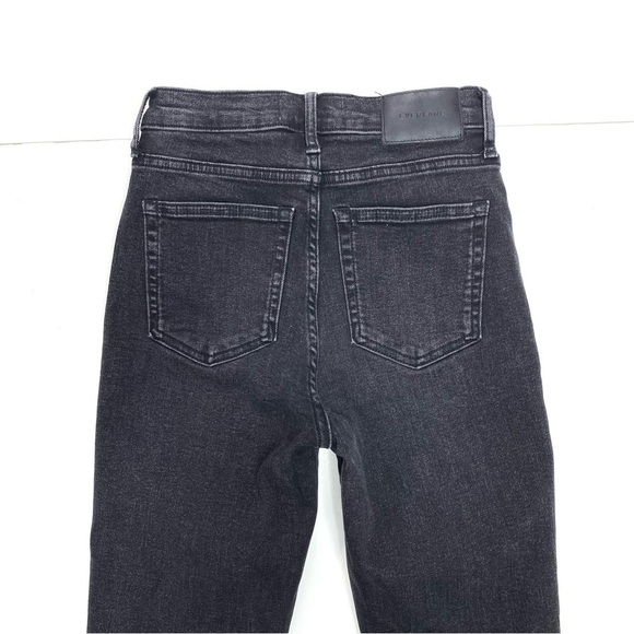 EVERLANE Authentic Stretch Slim Bootcut Jeans High Rise in Washed Black Size 25 - Picture 5 of 9
